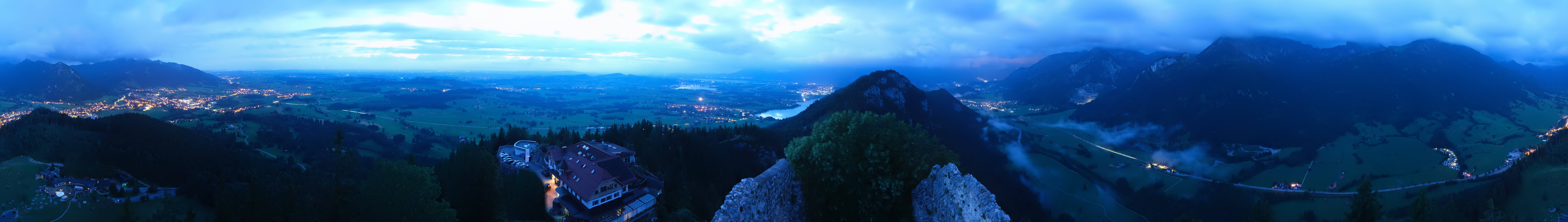 Archived image Webcam Allgäu: Castle Falkenstein