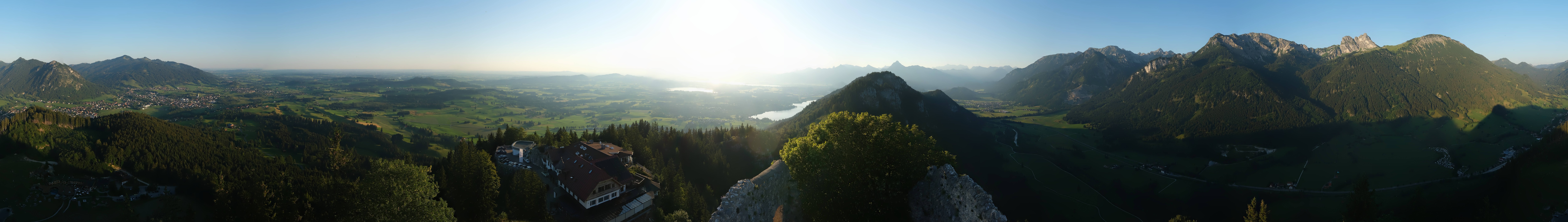 Archived image Webcam Allgäu: Castle Falkenstein