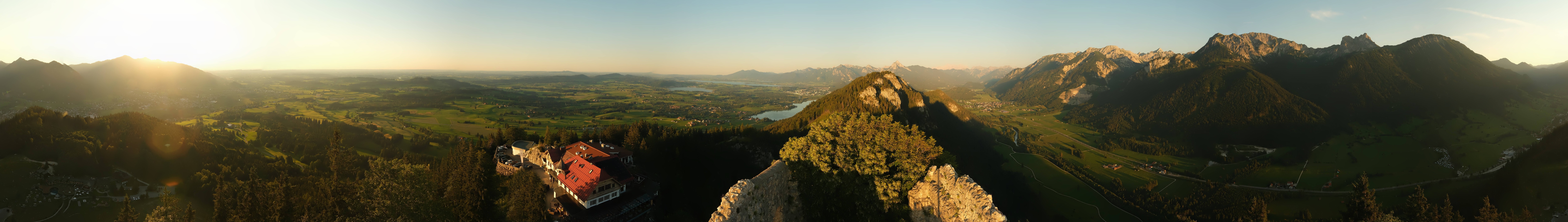 Archived image Webcam Allgäu: Castle Falkenstein