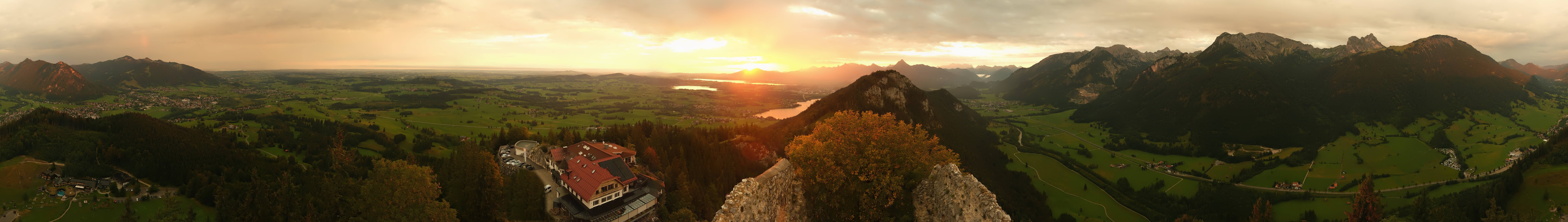 Archived image Webcam Allgäu: Castle Falkenstein