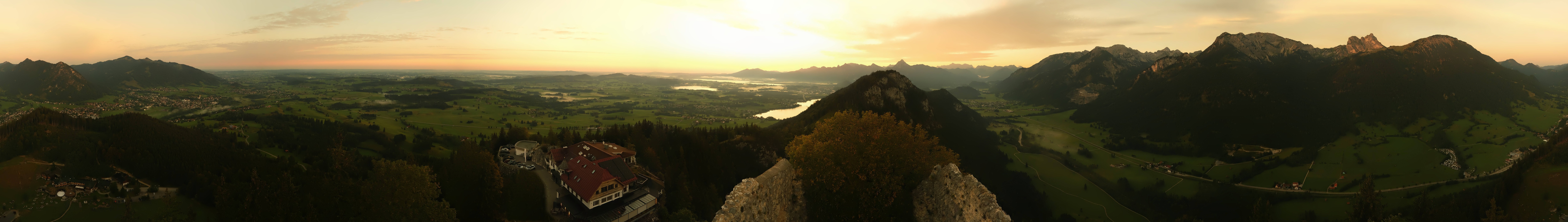 Archived image Webcam Allgäu: Castle Falkenstein