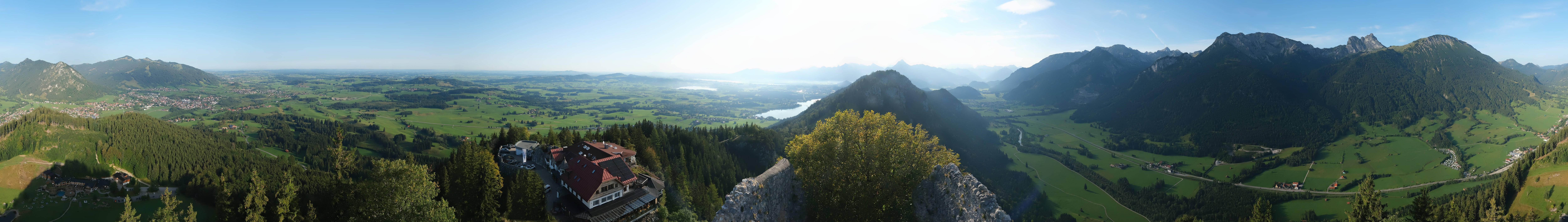 Archived image Webcam Allgäu: Castle Falkenstein