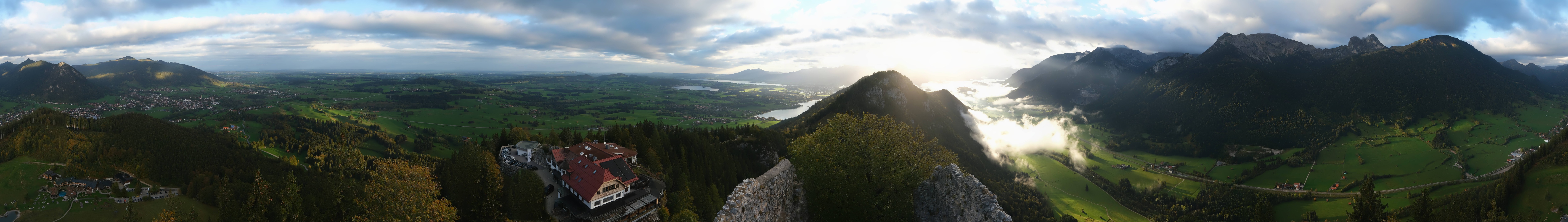 Archived image Webcam Allgäu: Castle Falkenstein