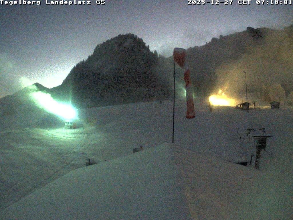 Archiv Foto Webcam Schwangau: Landeplatz am Tegelberg