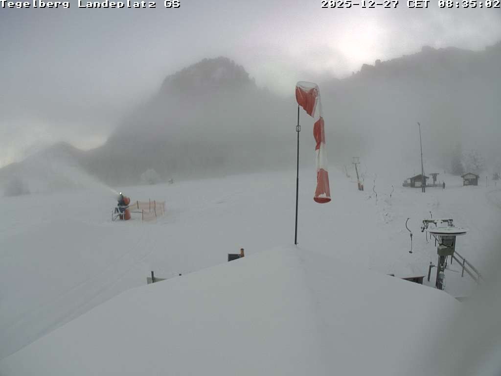 Archiv Foto Webcam Schwangau: Landeplatz am Tegelberg