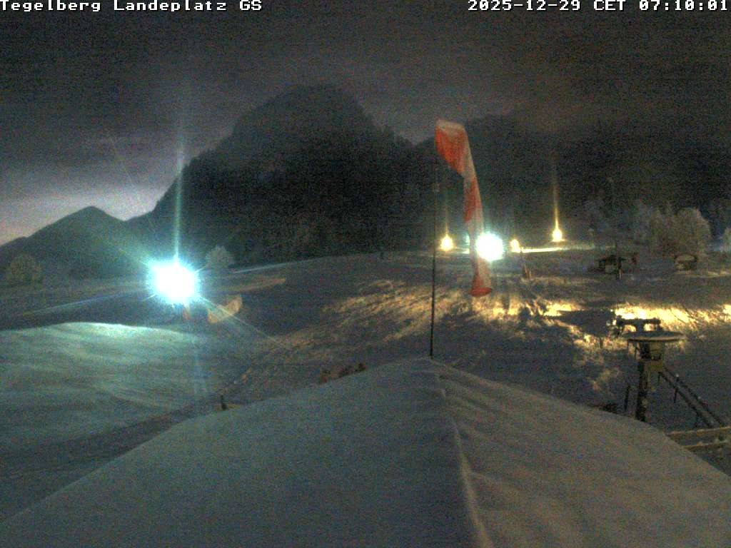 Archiv Foto Webcam Schwangau: Landeplatz am Tegelberg