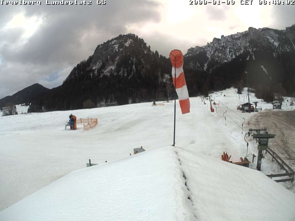 Archiv Foto Webcam Schwangau: Landeplatz am Tegelberg