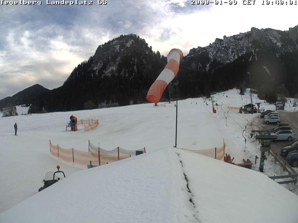 Archiv Foto Webcam Schwangau: Landeplatz am Tegelberg