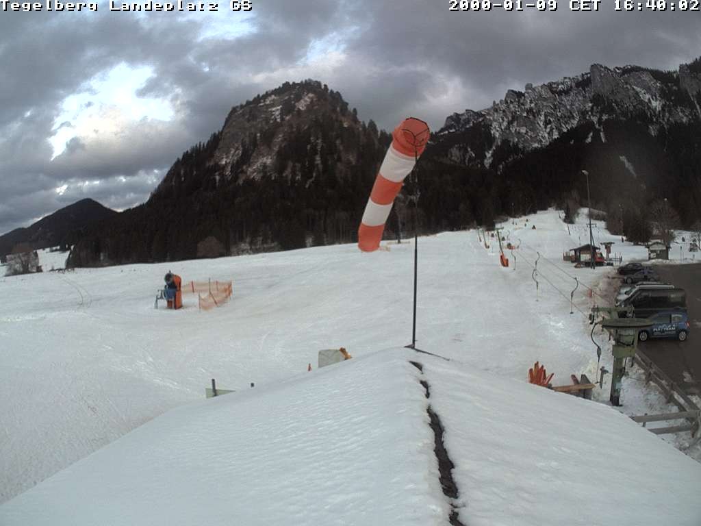 Archiv Foto Webcam Schwangau: Landeplatz am Tegelberg
