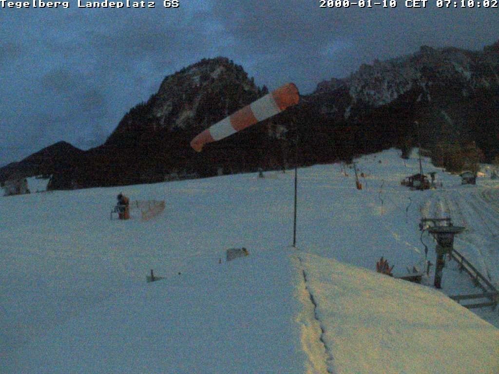 Archiv Foto Webcam Schwangau: Landeplatz am Tegelberg