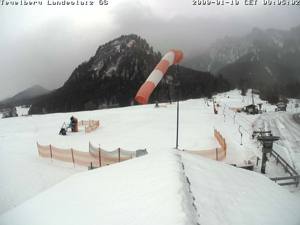 Archiv Foto Webcam Schwangau: Landeplatz am Tegelberg