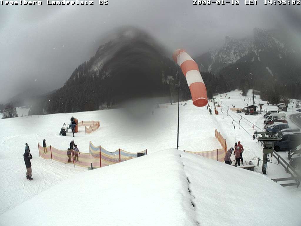 Archiv Foto Webcam Schwangau: Landeplatz am Tegelberg