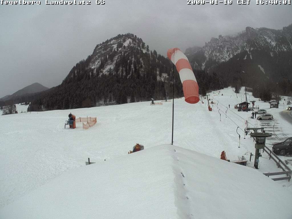 Archiv Foto Webcam Schwangau: Landeplatz am Tegelberg