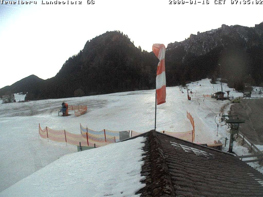 Archiv Foto Webcam Schwangau: Landeplatz am Tegelberg