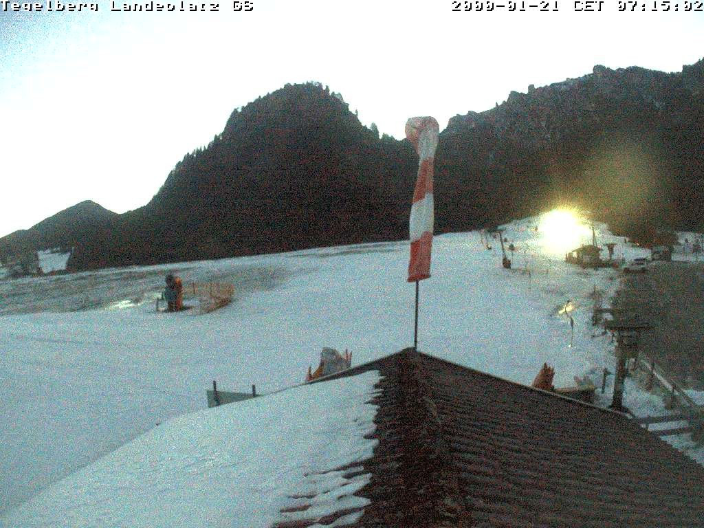 Archiv Foto Webcam Schwangau: Landeplatz am Tegelberg