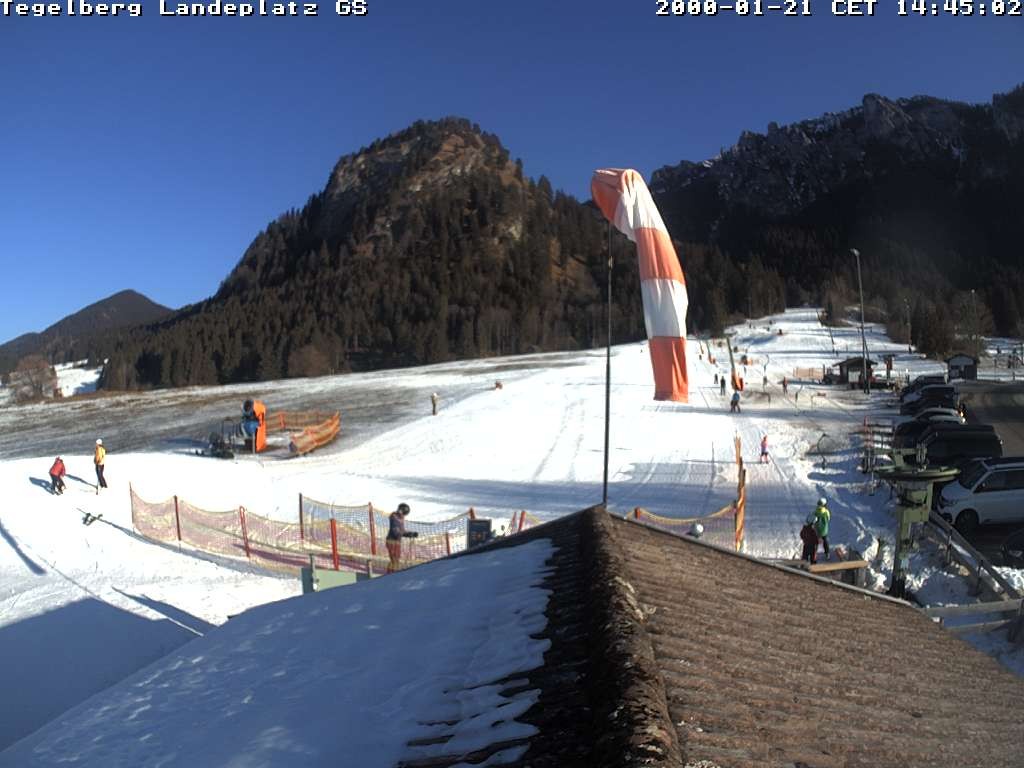 Archiv Foto Webcam Schwangau: Landeplatz am Tegelberg