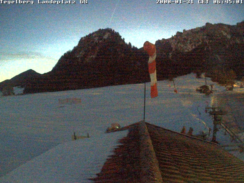 Archiv Foto Webcam Schwangau: Landeplatz am Tegelberg