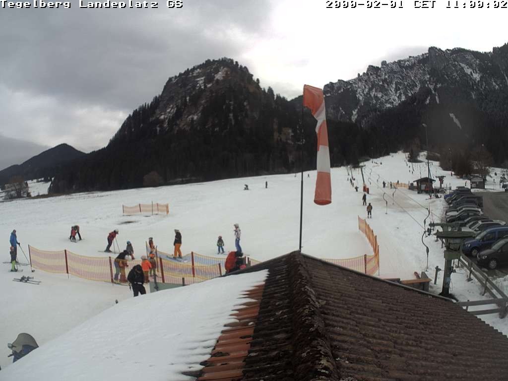 Archived image Webcam Tegelberg - Landing place