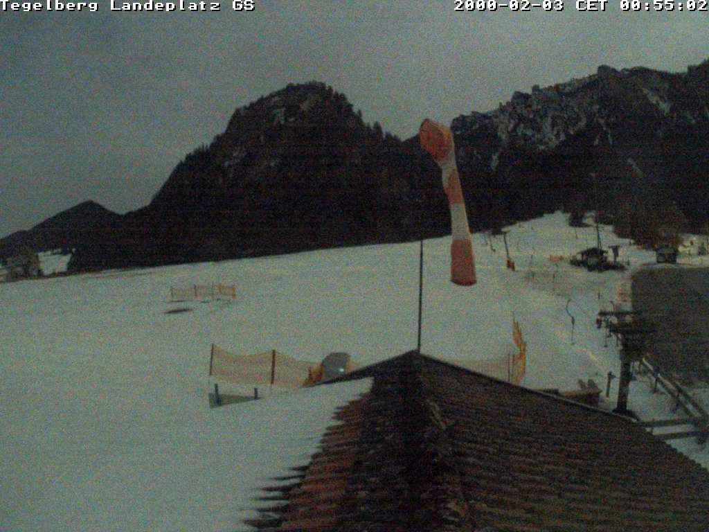 Archiv Foto Webcam Schwangau: Landeplatz am Tegelberg