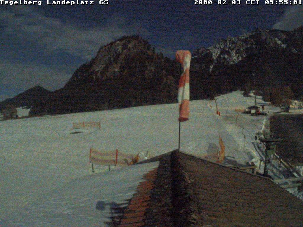 Archiv Foto Webcam Schwangau: Landeplatz am Tegelberg