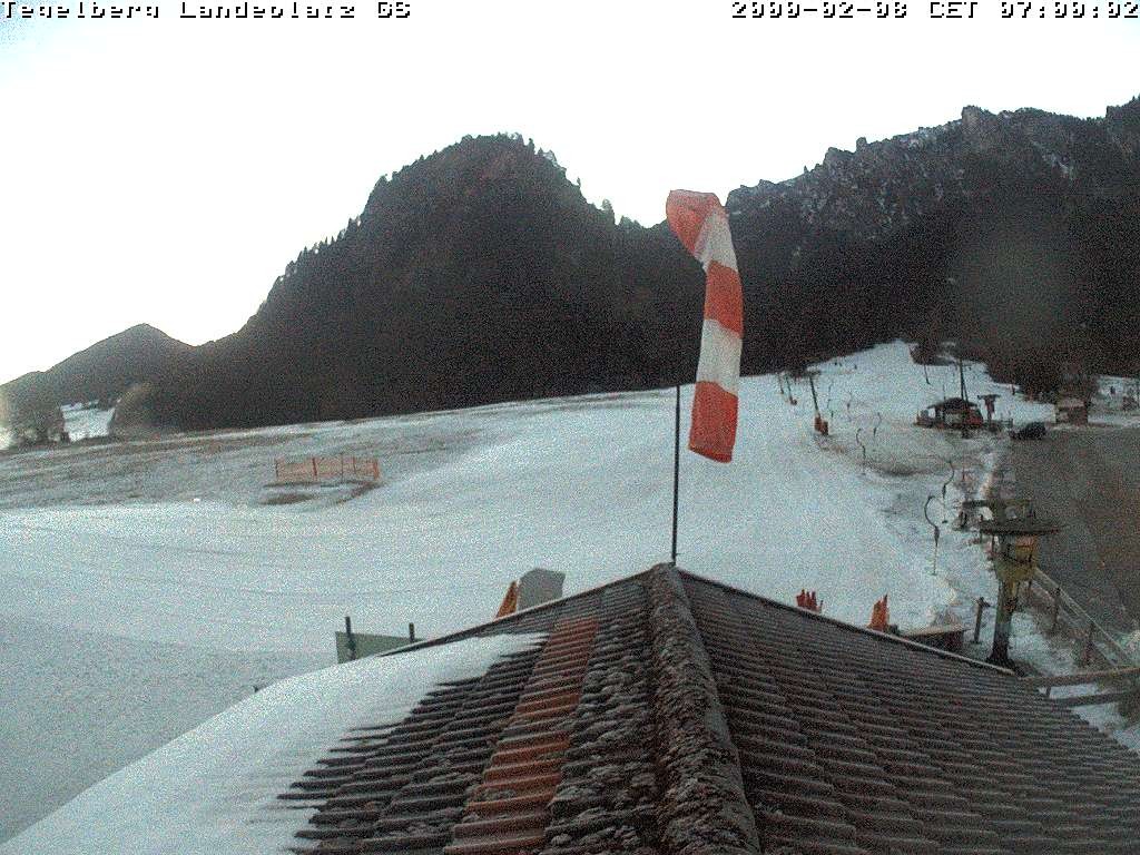 Archiv Foto Webcam Schwangau: Landeplatz am Tegelberg