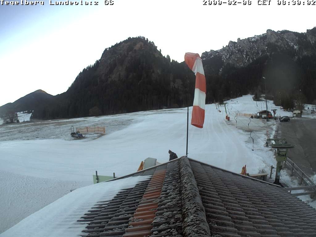 Archiv Foto Webcam Schwangau: Landeplatz am Tegelberg