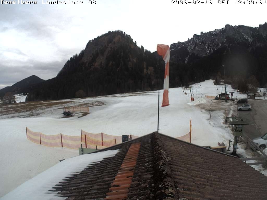 Archiv Foto Webcam Schwangau: Landeplatz am Tegelberg