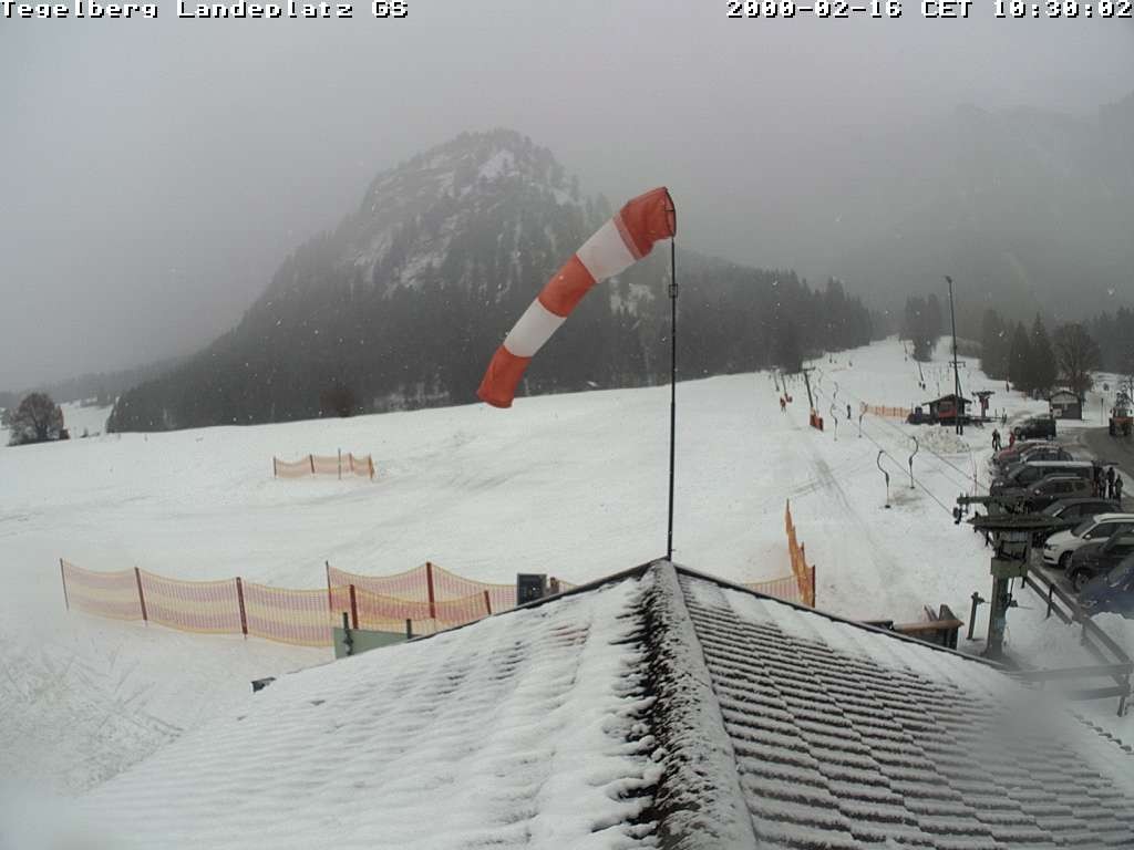 Archiv Foto Webcam Schwangau: Landeplatz am Tegelberg