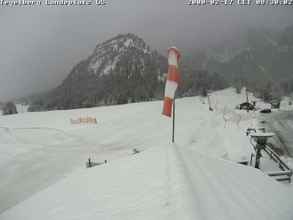 Archiv Foto Webcam Schwangau: Landeplatz am Tegelberg
