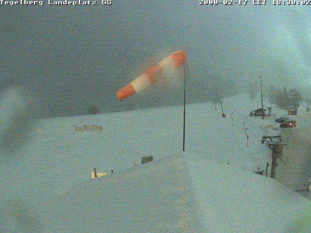 Archived image Webcam Tegelberg - Landing place