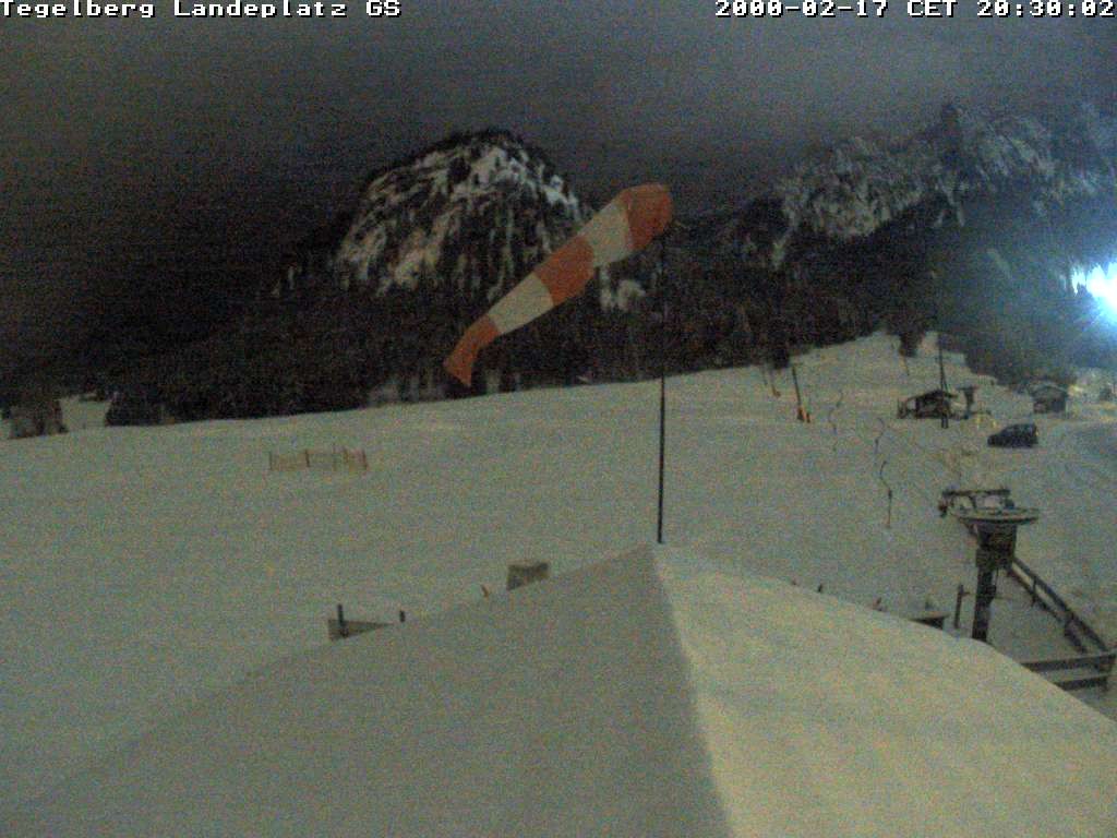 Archived image Webcam Tegelberg - Landing place