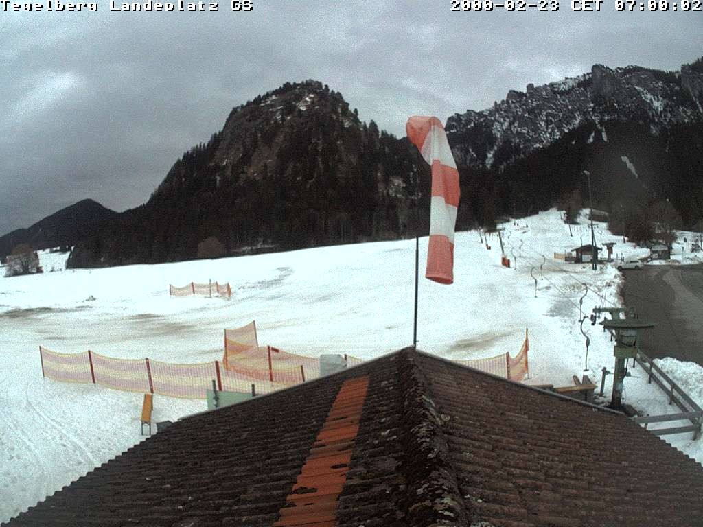 Archiv Foto Webcam Schwangau: Landeplatz am Tegelberg
