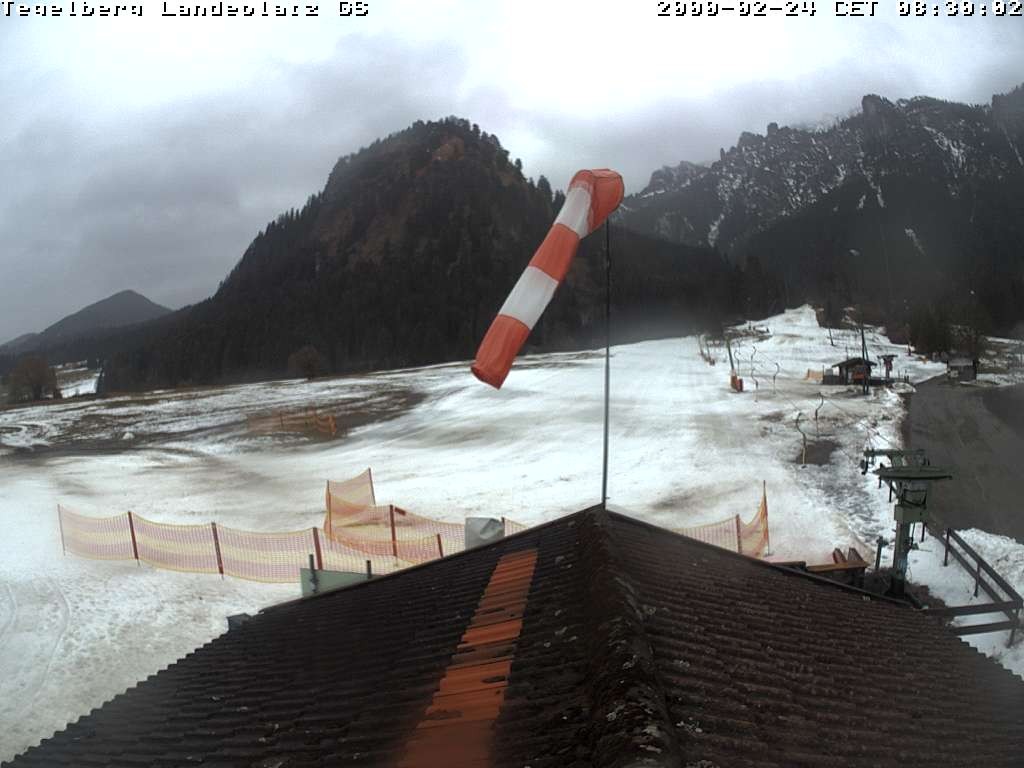 Archiv Foto Webcam Schwangau: Landeplatz am Tegelberg