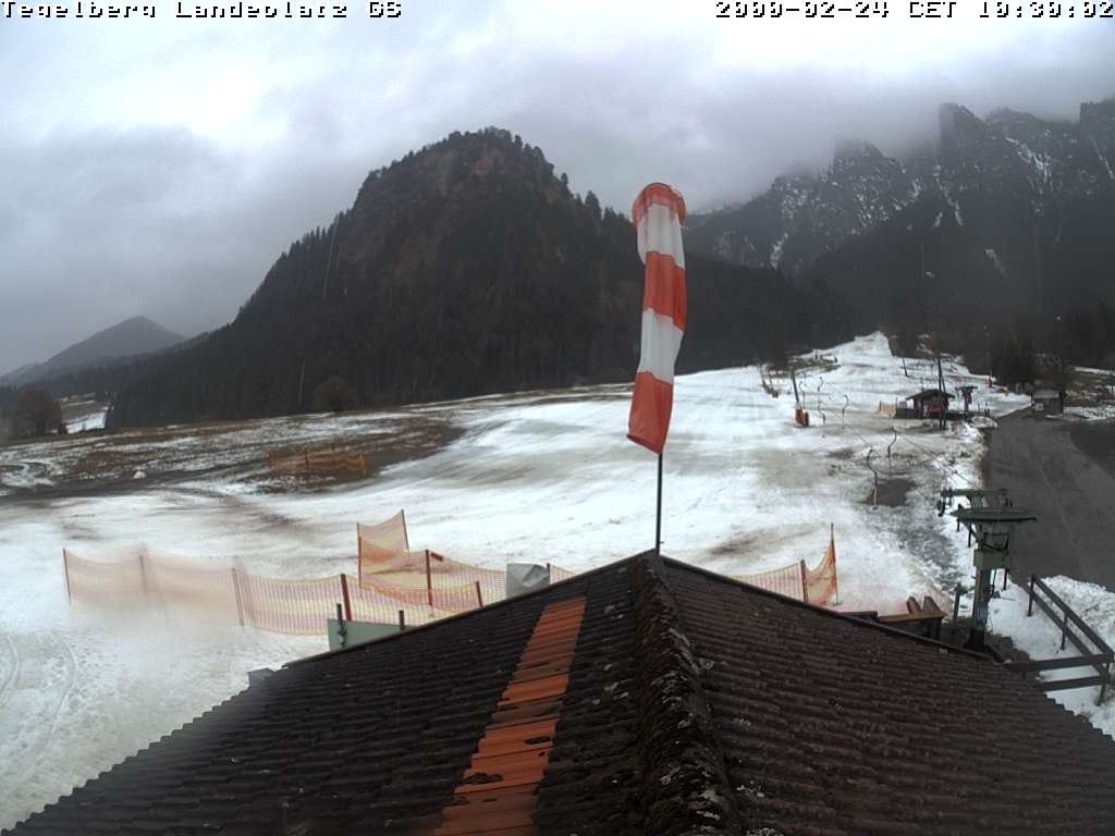 Archiv Foto Webcam Schwangau: Landeplatz am Tegelberg