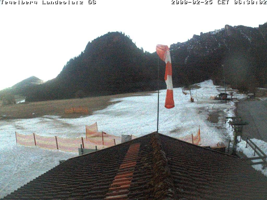 Archiv Foto Webcam Schwangau: Landeplatz am Tegelberg