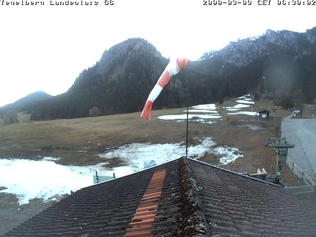 Archiv Foto Webcam Schwangau: Landeplatz am Tegelberg