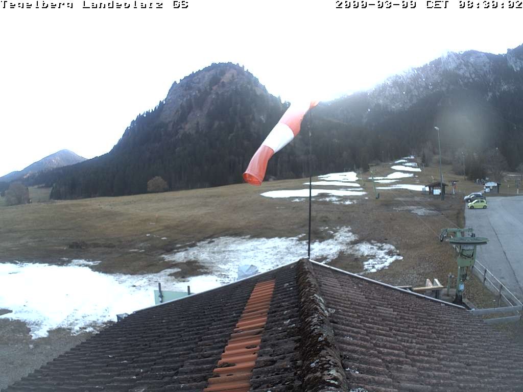 Archiv Foto Webcam Schwangau: Landeplatz am Tegelberg