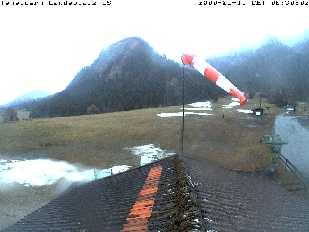 Archiv Foto Webcam Schwangau: Landeplatz am Tegelberg