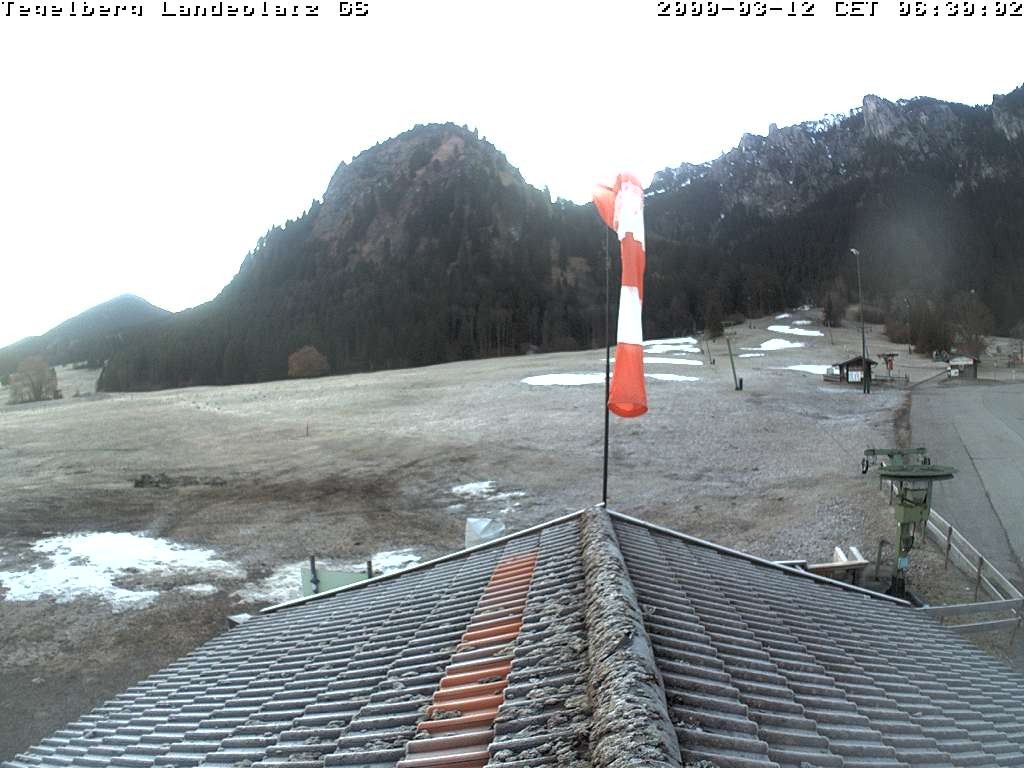 Archiv Foto Webcam Schwangau: Landeplatz am Tegelberg