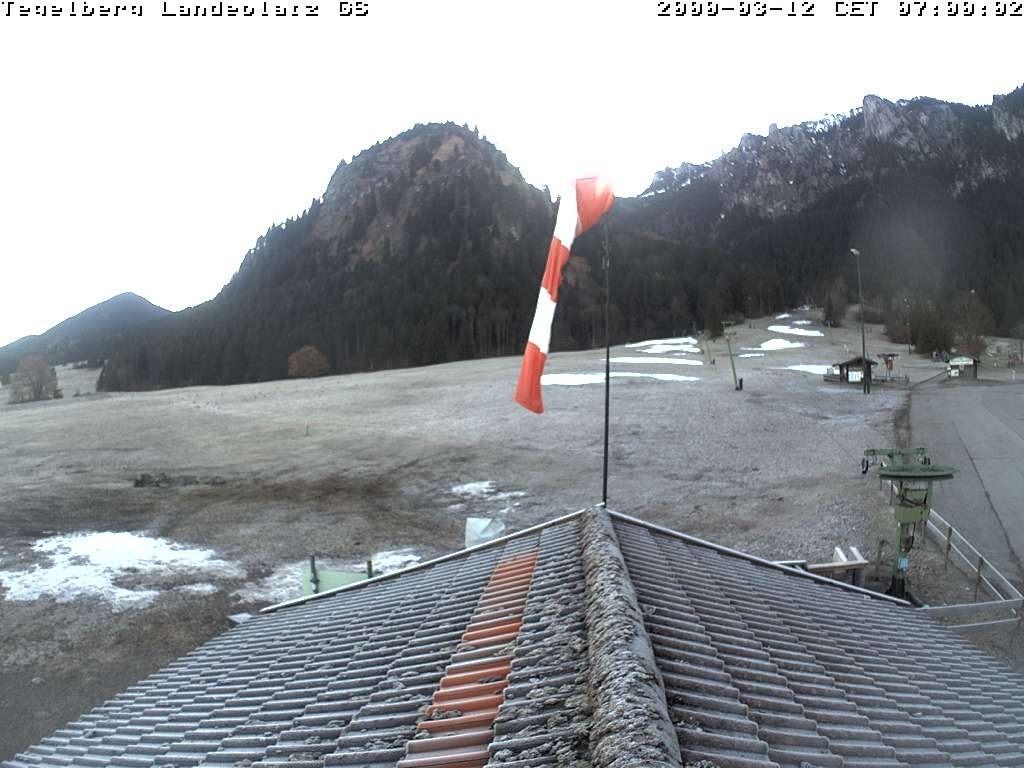 Archiv Foto Webcam Schwangau: Landeplatz am Tegelberg