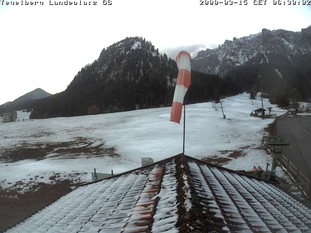 Archiv Foto Webcam Schwangau: Landeplatz am Tegelberg
