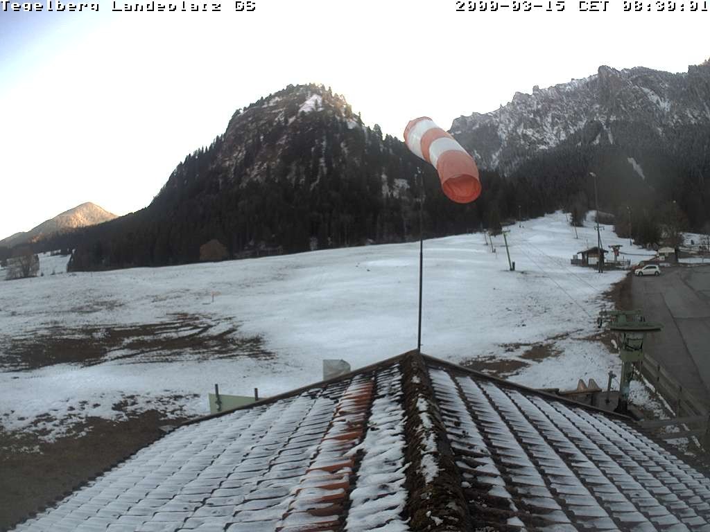 Archiv Foto Webcam Schwangau: Landeplatz am Tegelberg