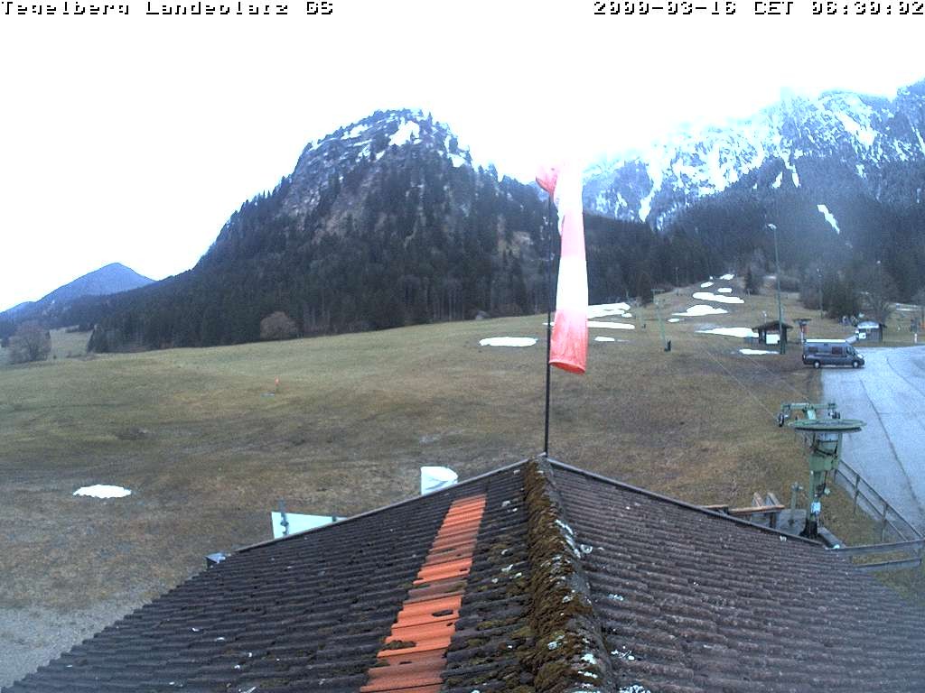 Archiv Foto Webcam Schwangau: Landeplatz am Tegelberg