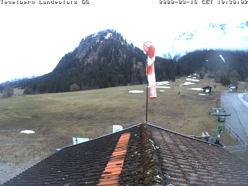 Archiv Foto Webcam Schwangau: Landeplatz am Tegelberg