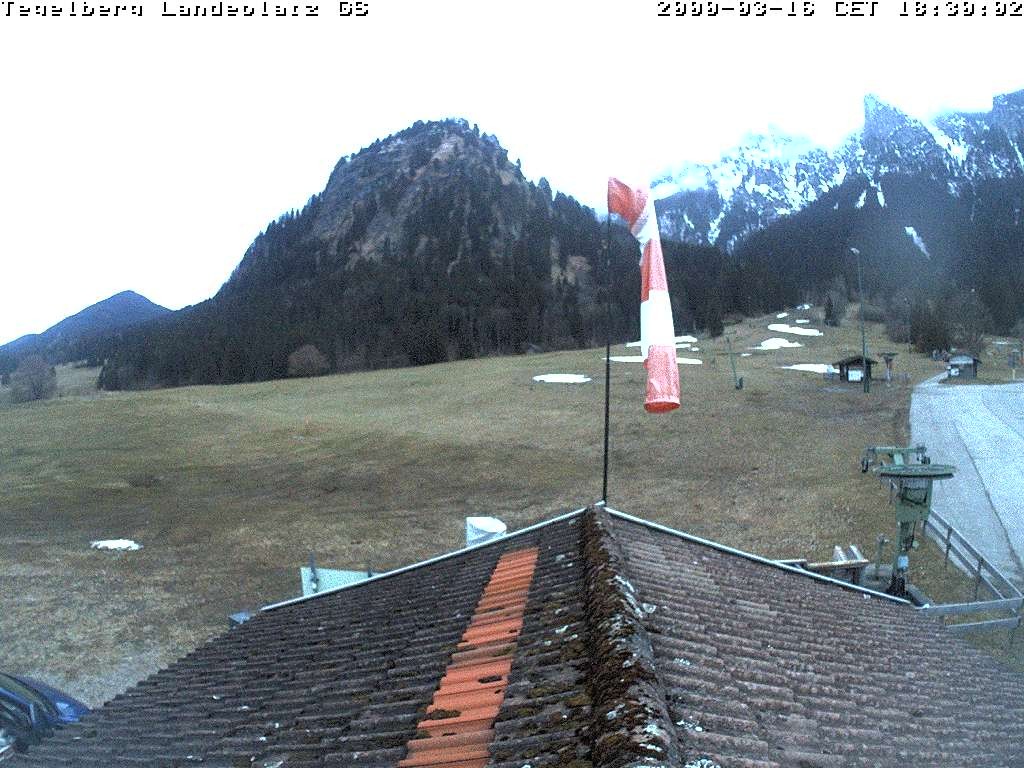 Archived image Webcam Tegelberg - Landing place