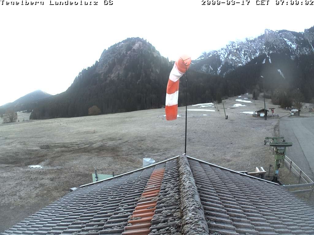 Archiv Foto Webcam Schwangau: Landeplatz am Tegelberg