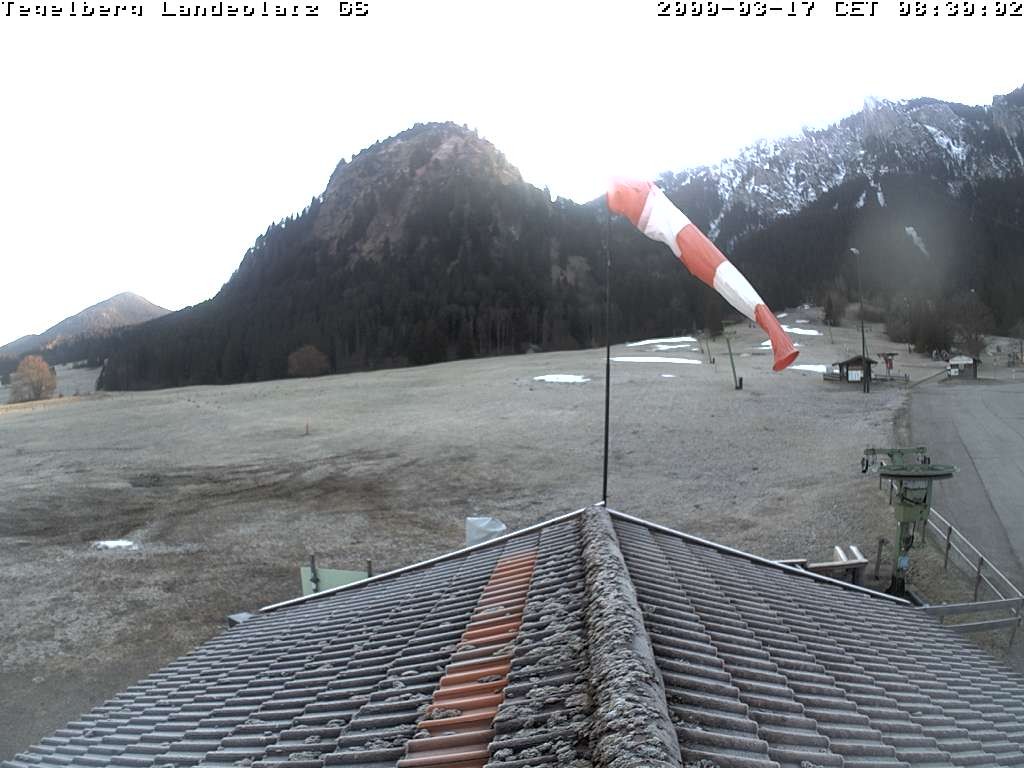 Archiv Foto Webcam Schwangau: Landeplatz am Tegelberg