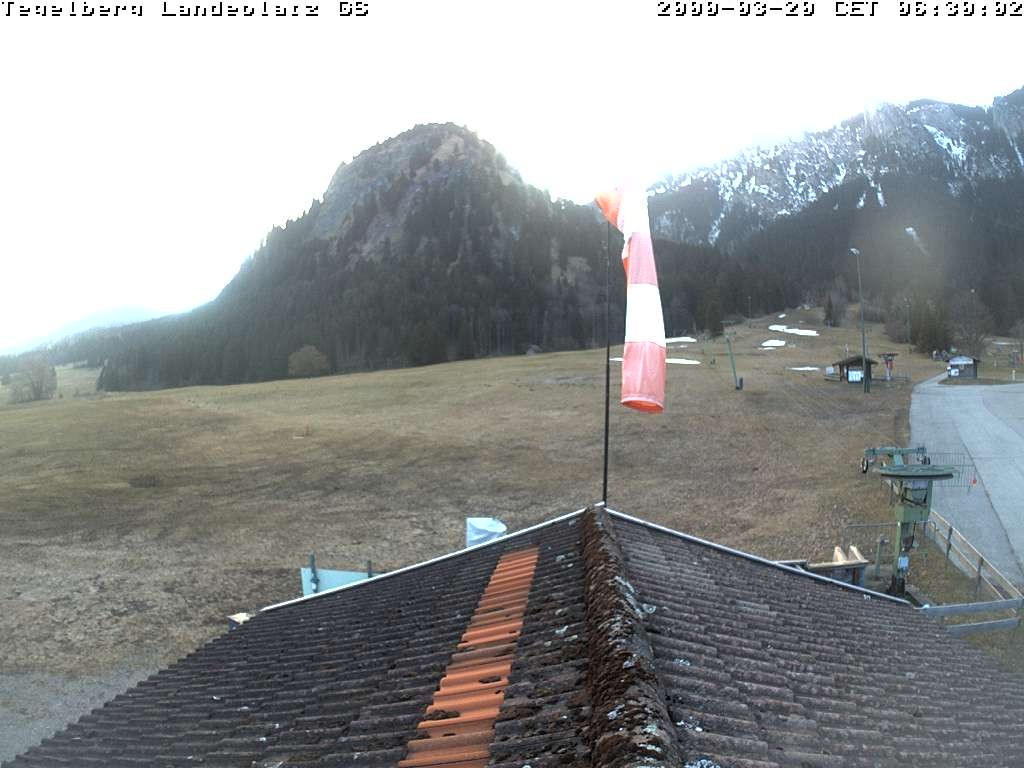Archiv Foto Webcam Schwangau: Landeplatz am Tegelberg