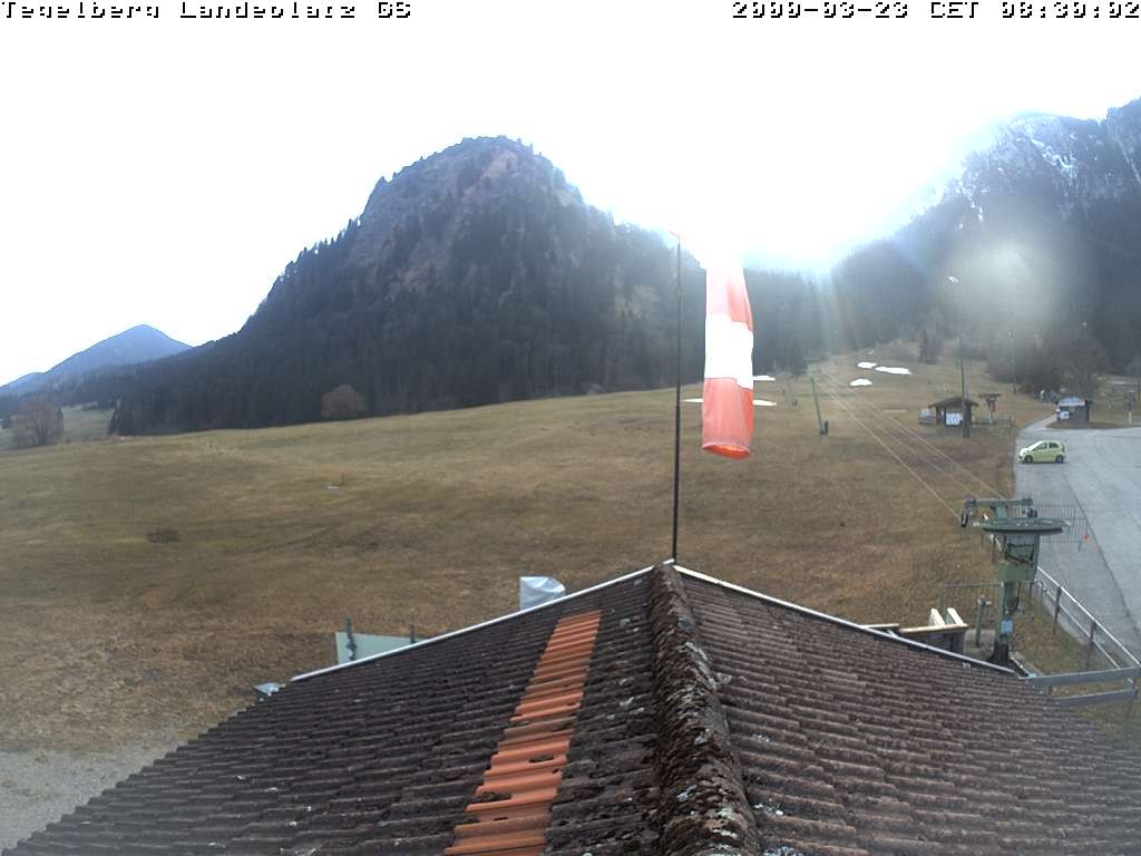 Archived image Webcam Tegelberg - Landing place