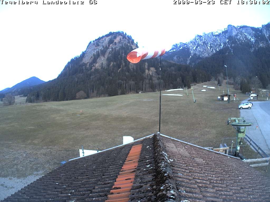 Archiv Foto Webcam Schwangau: Landeplatz am Tegelberg